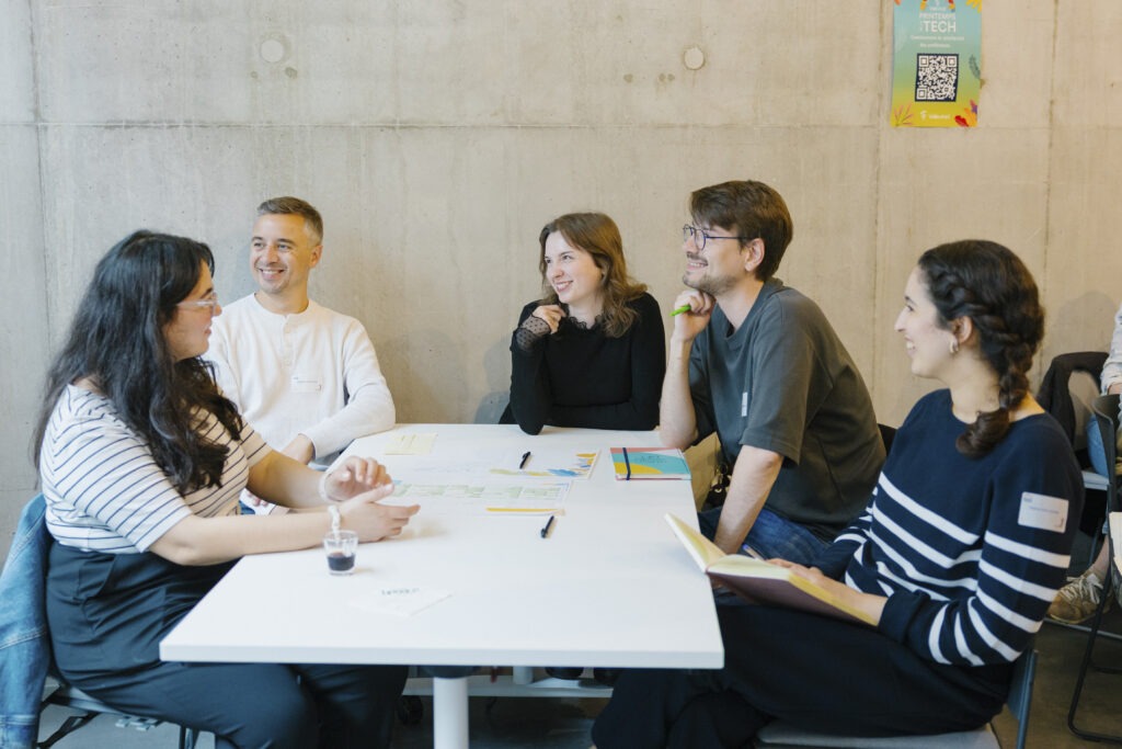 Atelier collaboratif d'une équipe de travail