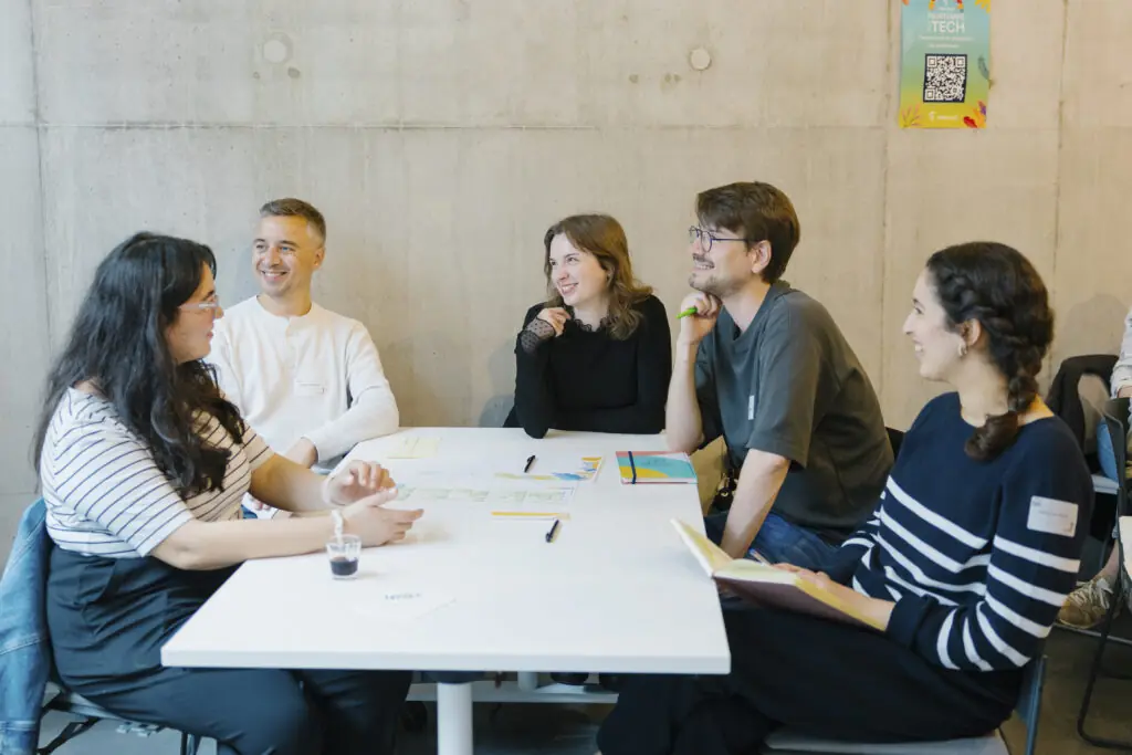 Atelier collaboratif d'une équipe de travail