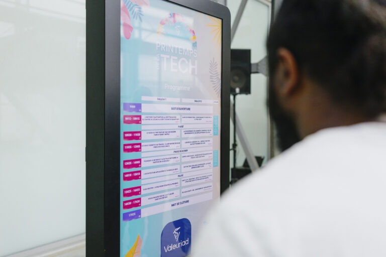 Borne interactive Printemps de la tech