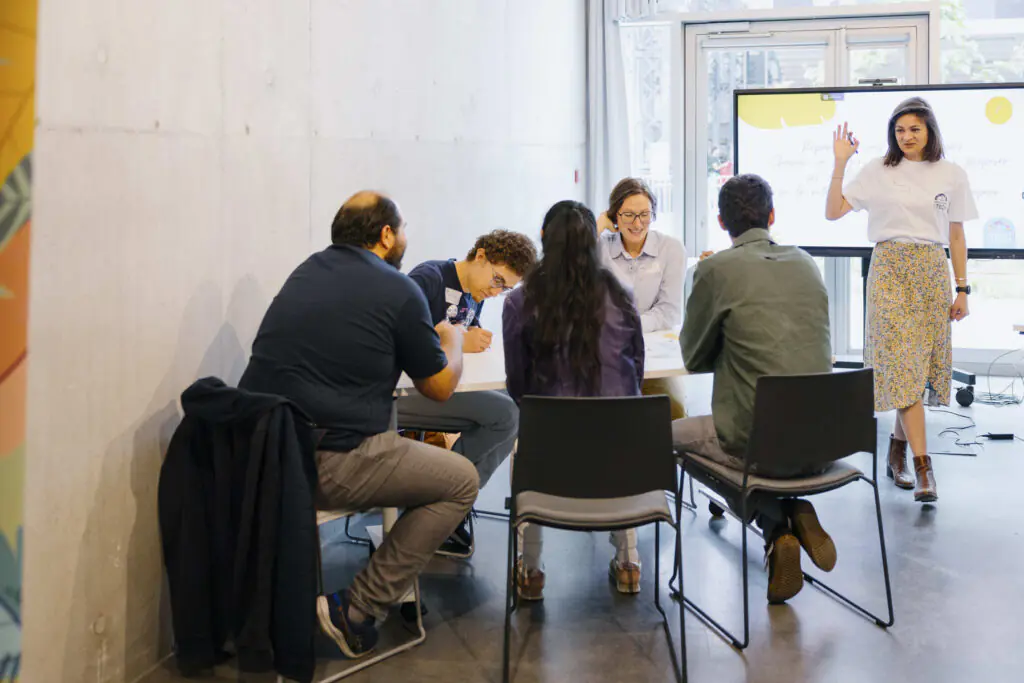 atelier en groupe